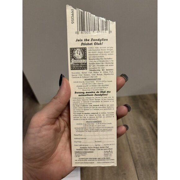 Vintage Sandylion prismatic school Stickers, Open Missing Stickers - Picture 4 of 4